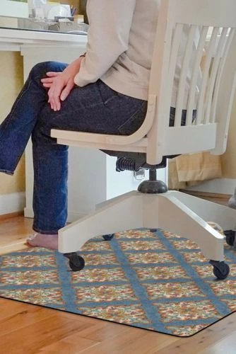 Best reviews of 🌟 Bungalow Flooring Kantha Desk Chair Floor Mat 💯