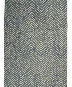 Coupon ✔️ Nourison Vail Wave Wool Area Rug Ivory/Green 🛒