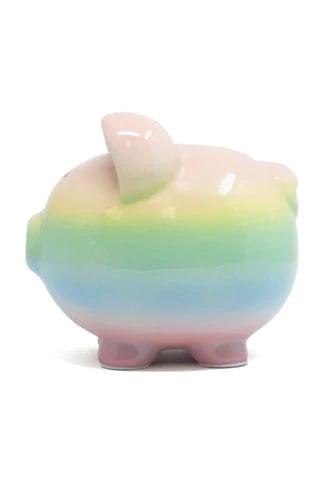 New ๐ Child to Cherish Ceramic Rainbow Ombre Piggy Bank ๐คฉ - Image 5