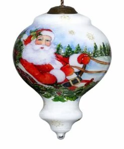 New ๐ฅ Inner Beauty Here Comes Santa Claus ๐ Christmas Ornament ๐