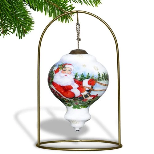 New ๐ฅ Inner Beauty Here Comes Santa Claus ๐ Christmas Ornament ๐ - Image 3