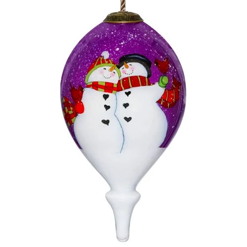 Wholesale 😍 Inner Beauty 🎅 Christmas Snowman Love Glass Ornament 🎉