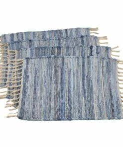 Promo ⌛ Saro Lifestyle Chindi Woven Cotton Placemat 👏