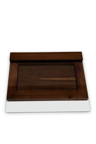 Best reviews of 😉 Picnic Time Wooden Cookbook Stand with Glass 😀 - Image 3