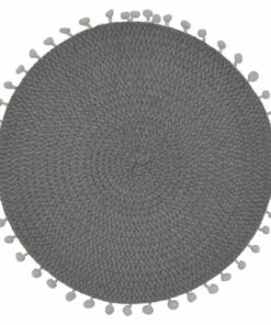 Best deal 😉 Saro Lifestyle Pom Pom Round Placemats Mint 👏