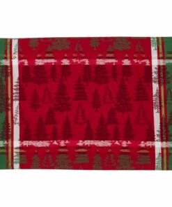 Flash Sale โญ Saro Lifestyle โ Christmas Tree Print Placemats ๐ฅ