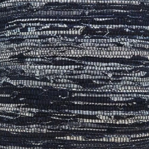 Coupon 🎉 Saro Lifestyle Denim Chindi Cotton Table Runner 😍 - Image 3