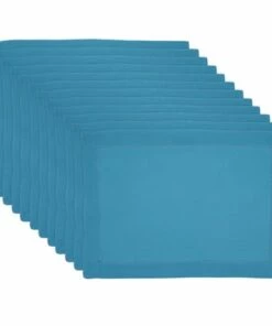 Promo ๐ฅฐ Saro Lifestyle Classic Hemstitch Border Placemat Gray โญ