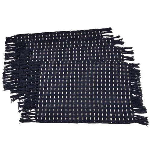 Brand new ๐ฏ Saro Lifestyle Dashed Woven Cotton Placemats Natural ๐ฅฐ - Image 7