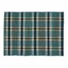 Budget 🎁 Saro Lifestyle Plaid Woven Water Hyacinth Placemats -Set of 4 Turquoise 🥰