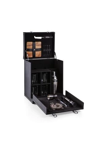 Promo ✔️ Picnic Time Hamilton Portable Cocktail Bar 🎉 - Image 2