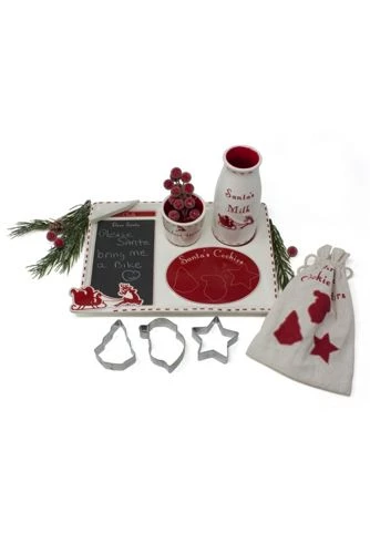 Flash Sale โจ Child to Cherish ๐
Christmas Santa Cookie Platter with Cookie Cutters Set ๐ - Image 2