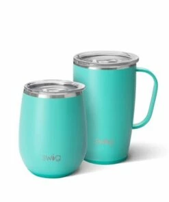 Buy ✨ Swig Life Matte Insulated Wine Tumbler and Travel Mug Set Coral ✨