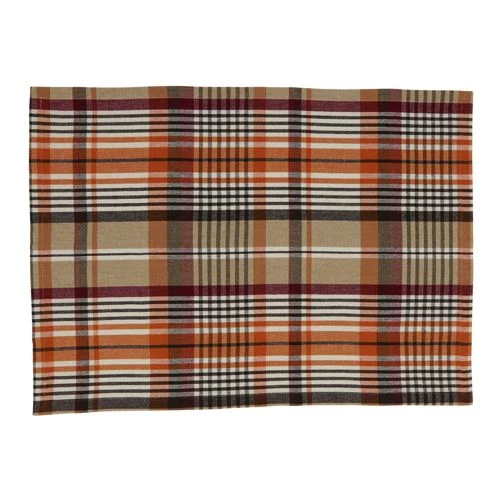 Discount ๐ฅฐ Saro Lifestyle Multi Color Plaid Cotton Placemats Set of 4 ๐ฏ