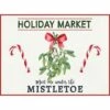 Best deal 🎉 A and A Story Holiday Market Mistletoe ❄ Christmas Placemat Set of 4 😀