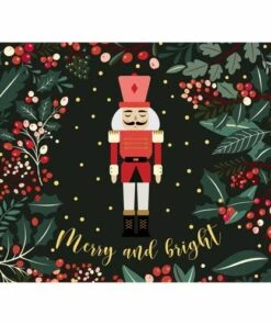 Flash Sale โจ A and A Story Nutcracker Merry and Bright โ Christmas Placemats Set of 4 ๐