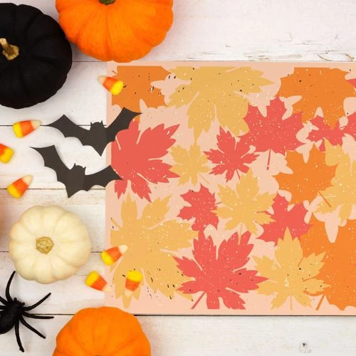 Cheap โค๏ธ A and A Story Fall Foliage Placemat Set 4 โญ - Image 4