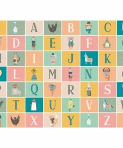 Top 10 ๐งจ A and A Story Kids Alphabet Blocks Waterproof Stain Resistant Vinyl Placemats Set of 2 ๐ฏ