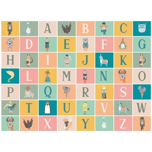 Top 10 ๐งจ A and A Story Kids Alphabet Blocks Waterproof Stain Resistant Vinyl Placemats Set of 2 ๐ฏ