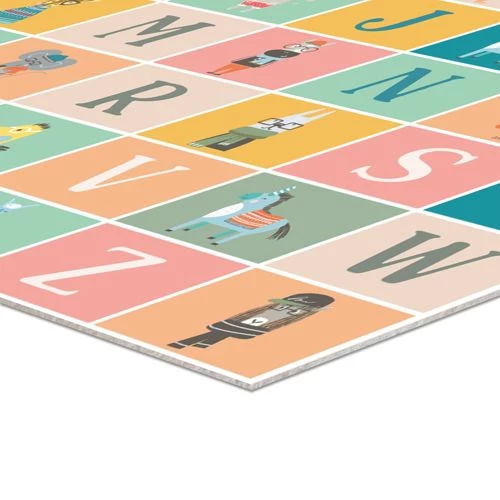 Top 10 ๐งจ A and A Story Kids Alphabet Blocks Waterproof Stain Resistant Vinyl Placemats Set of 2 ๐ฏ - Image 3