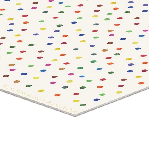 Brand new ๐ฏ A and A Story Kids Rainbow Dots Waterproof Stain Resistant Vinyl Placemats Set of 2 ๐ - Image 3