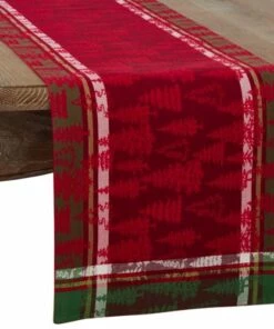 Best reviews of 🎁 Saro Lifestyle 🎅 Christmas Tree Print Table Runner 🧨