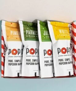 Brand new 🛒 Poppy Handcrafted Popcorn Cheese Lovers Popcorn Bundle 🎁