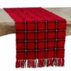 Best reviews of 🎉 Saro Lifestyle Chenille Holiday Plaid 16x72 Table Runner ✨