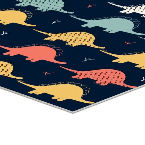 Budget 😀 A and A Story Kids Dinosaur Waterproof Stain Resistant Vinyl Placemats Set of 2 🤩 - Image 3
