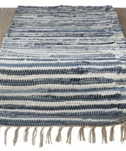 Top 10 🔥 Saro Lifestyle Striped Denim Chindi Cotton Table Runner ❤️
