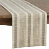 Best deal ❤️ Saro Lifestyle Striped Woven Cotton Table Runner ✨