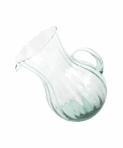 Coupon 😉 Kalalou Ribbed Tilted Pitcher ⭐