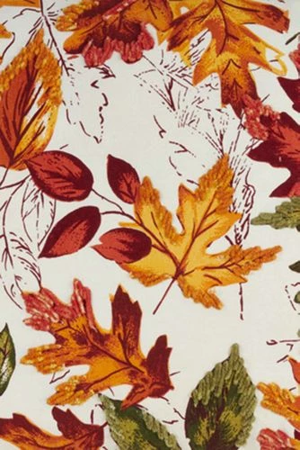 Best Sale 🛒 Saro Lifestyle Embroidered Autumn Leaves 16x54 Table Runner Multi 😉 - Image 4