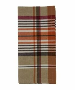 Top 10 ⌛ Saro Lifestyle Multi Color Plaid Cotton Dinner Napkins Set of 4 👏
