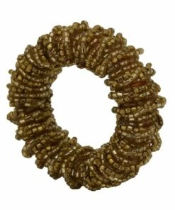 Best deal 🥰 Saro Lifestyle Holiday Beaded Napkin Rings Set of 4 Red/Green ❤️