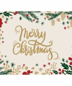 Hot Sale โ๏ธ A and A Story Winter White Merry โ Christmas Placemats Set of 4 ๐คฉ