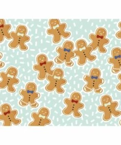 Cheap ๐งจ A and A Story Gingerbread Men โ Christmas Placemats Set of 4 ๐