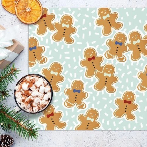 Cheap ๐งจ A and A Story Gingerbread Men โ Christmas Placemats Set of 4 ๐ - Image 4