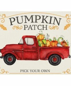 Deals ๐ฅฐ A and A Story Pumpkin Patch Truck Fall Placemats Set of 4 ๐คฉ