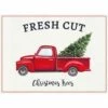 Budget 😀 A and A Story Fresh Cut 🎅 Christmas Trees Placemats Set of 4 ✨