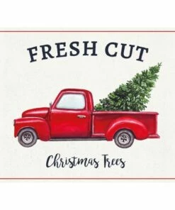 Budget 😀 A and A Story Fresh Cut 🎅 Christmas Trees Placemats Set of 4 ✨