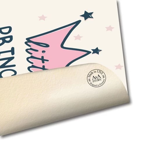 Discount ❤️ A and A Story Kids Little Princess Waterproof Stain Resistant Vinyl Placemats Set of 2 ⭐ - Image 4