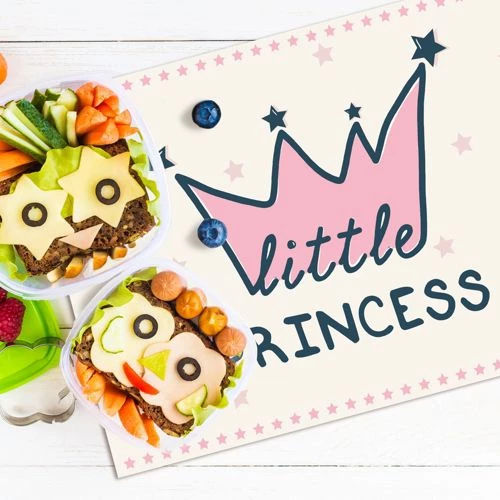 Discount ❤️ A and A Story Kids Little Princess Waterproof Stain Resistant Vinyl Placemats Set of 2 ⭐ - Image 5