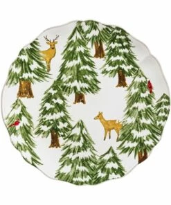 Brand new 🔥 Casafina The Nutcracker Ballet Pine Forest Plate ⌛