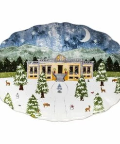 Cheap 🎁 Casafina The Nutcracker Ballet Oval Platter ❤️