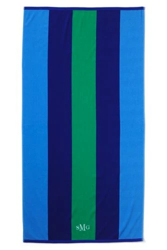 Cheapest ๐งจ Rugby Stripe Beach Towel Violet Rose Stripe โ - Image 7