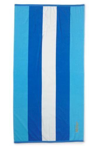 Cheapest ๐งจ Rugby Stripe Beach Towel Violet Rose Stripe โ - Image 10