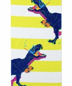 Brand new 🌟 Kids Printed Velour Beach Towel Paradise Aqua Popsicles ❤️