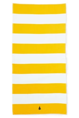 Promo ๐ Cabana Rugby Stripe Beach Towel Black Cabana Stripe ๐ - Image 6