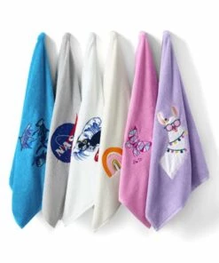 Coupon 👏 Kids Cotton Applique Bath Towel Batik Sharks ✔️
